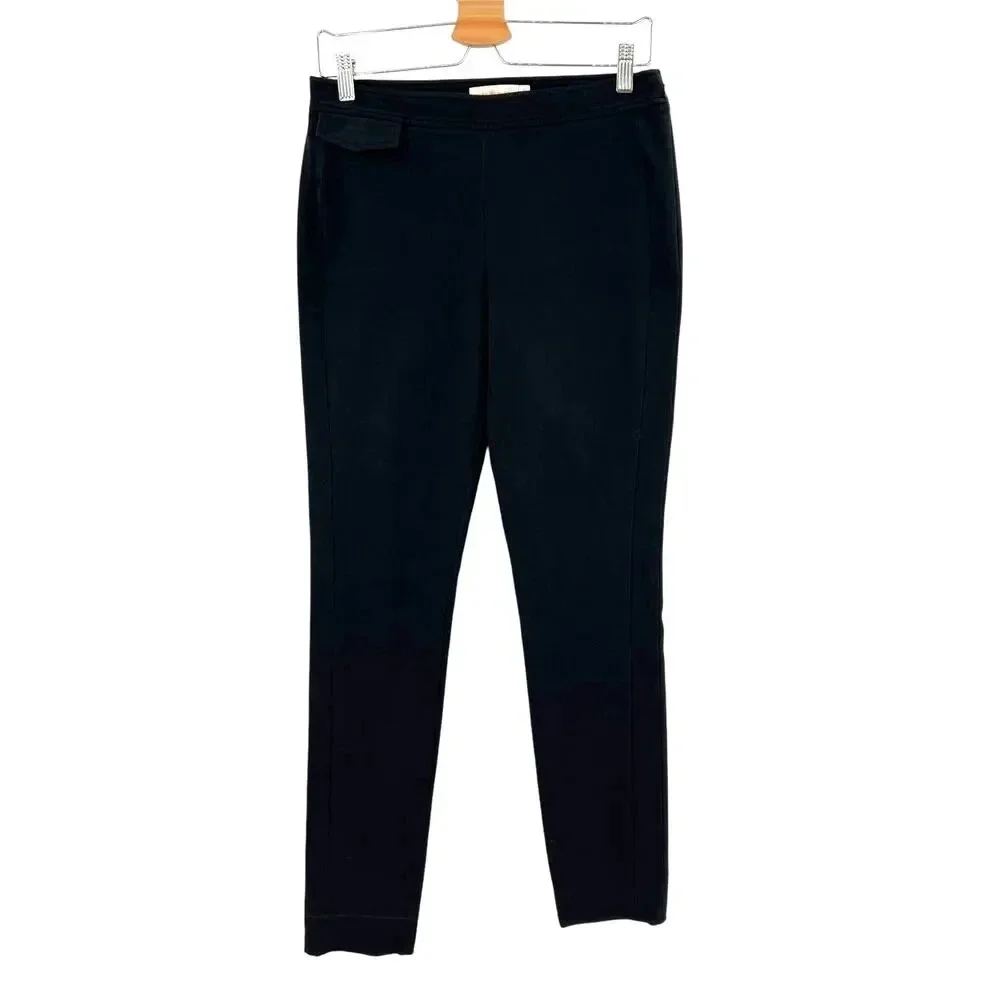 Tory Burch Black Skinny Ankle Paints with Coin Pocket Side Zip‎ Size 8